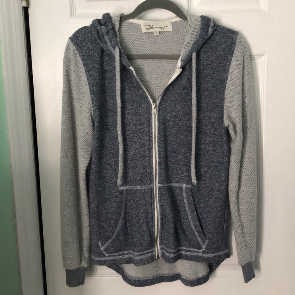 Vintage Havana two tone zip up